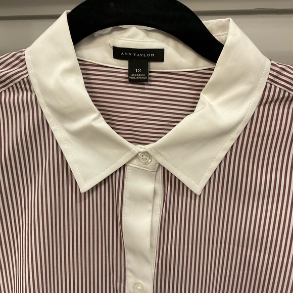 ANN TAYLOR bundle of 2 button downs shirts - Picture 6 of 9